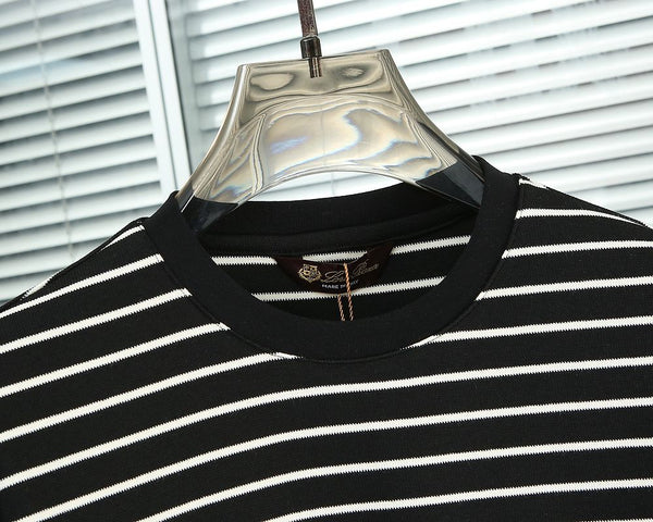 Classic Striped Crewneck Pullover