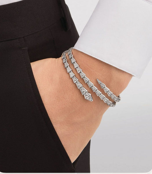 Serpenti Viper two-coil bracelet