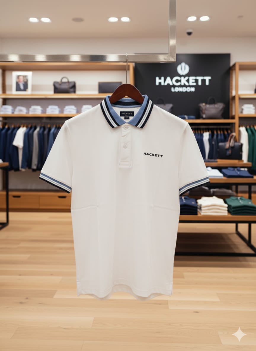 Classic White Polo Premium Iconic Elegance