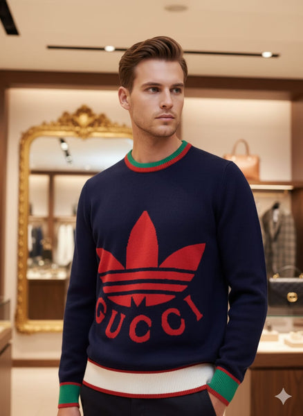 Trefoil Logo Wool Sweater  Iconic Street-Luxury Fusion