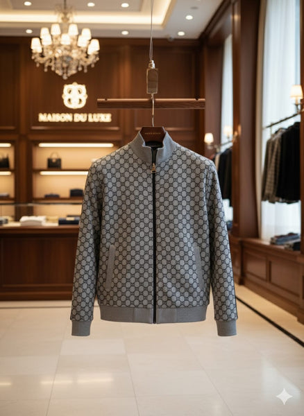 GG Monogram Bomber Jacket Timeless Elegance Meets Modern Edge