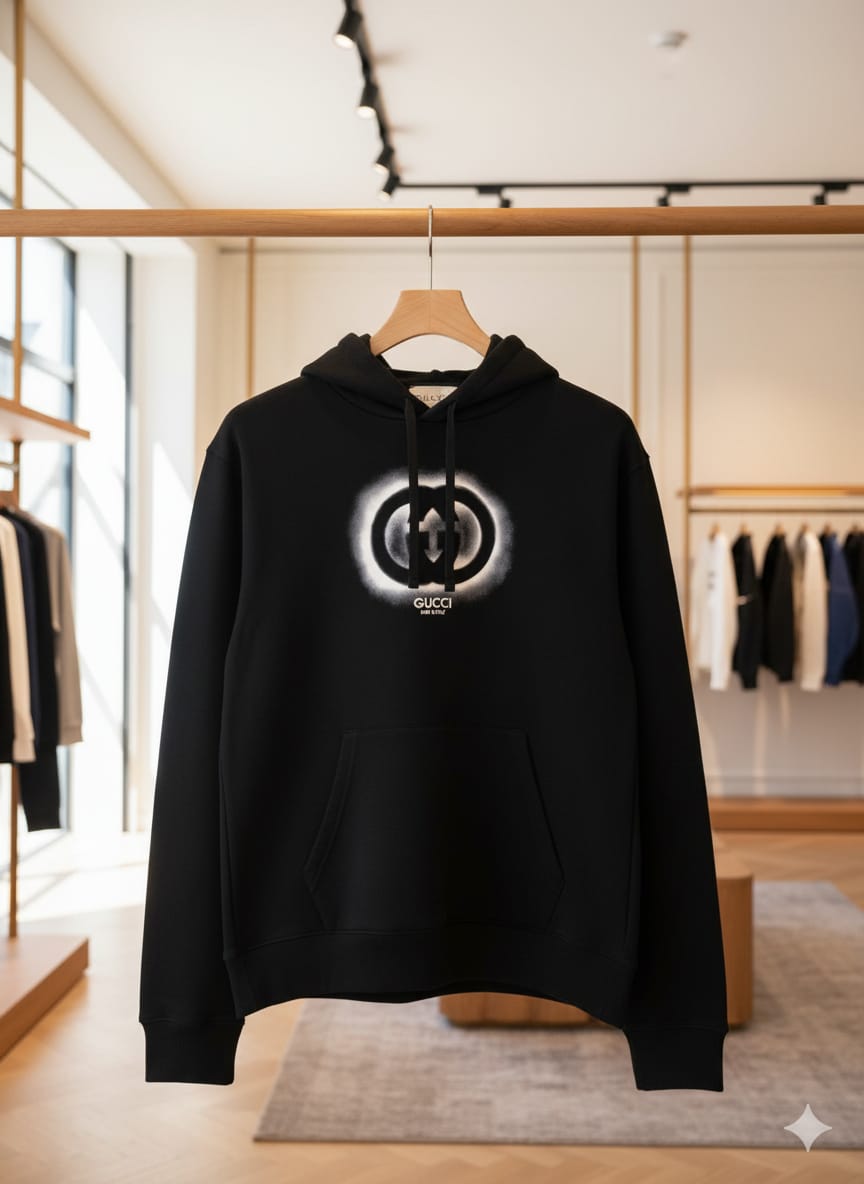 Exclusive Premium Logo-Printed Hoodie