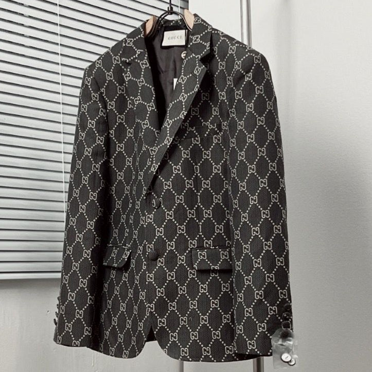 Premium GG Monogram Tailored Blazer