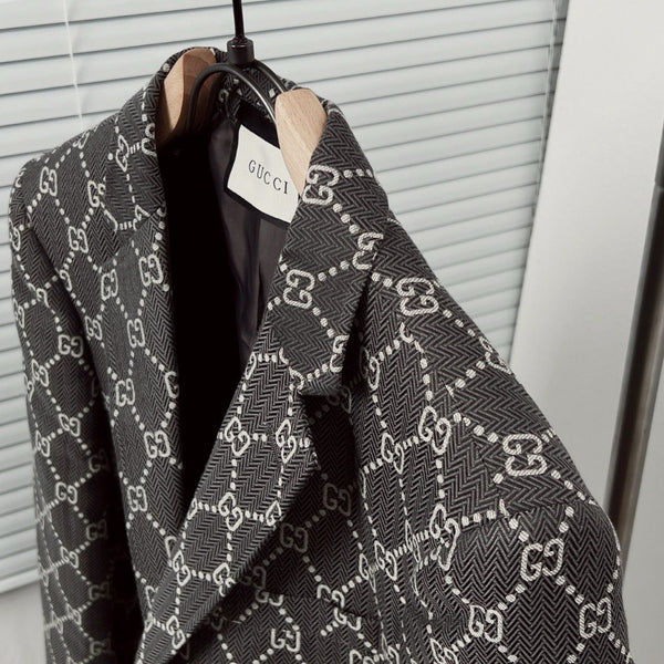 Premium GG Monogram Tailored Blazer