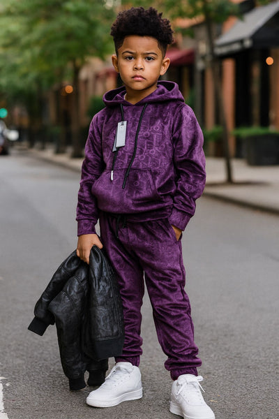 Luxe Streetwear Tracksuit Velvet Edition