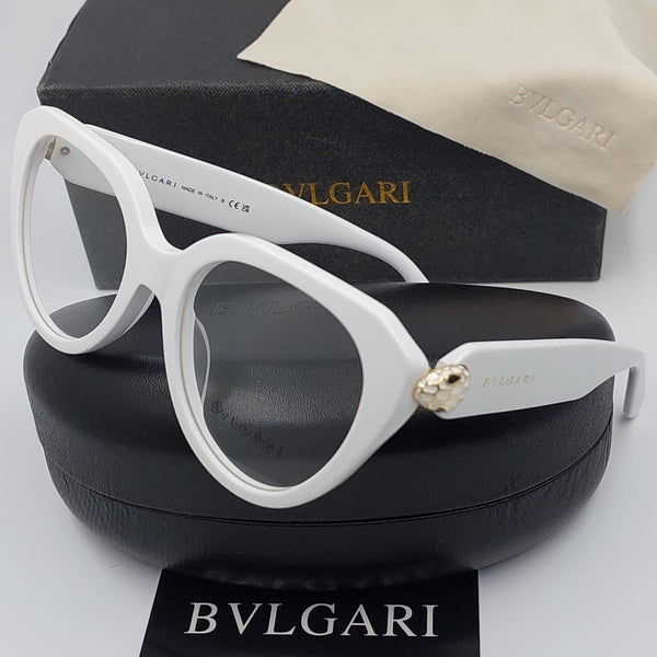 Exclusive Elegant Oversized Cat Eye Shape White Frame