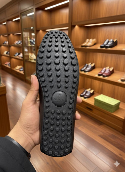 Black Leather Horsebit Loafers Timeless Elegance with a Modern Edge