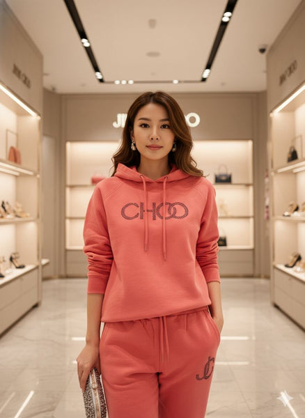 Luxe Crystal-Detail Women’s Co-Ordinate Set