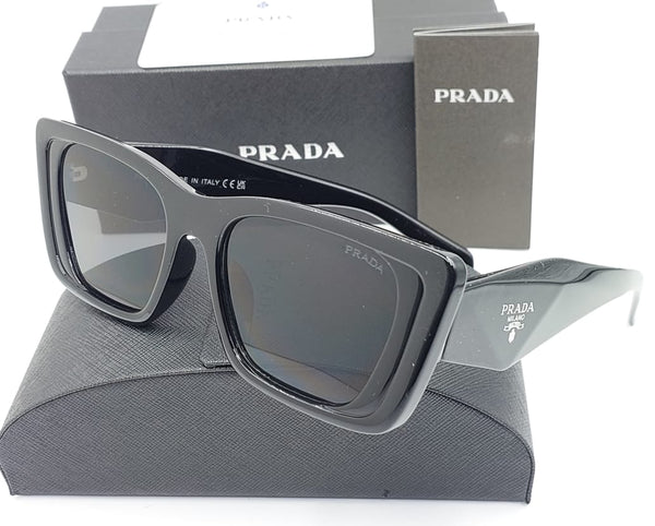 Luxel Bold Black Cat-Eye Luxe Sunglasses