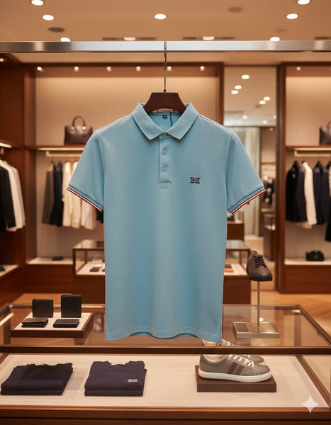 Classic  & Exclusive  Embroidered Logo Polo T-Shirt