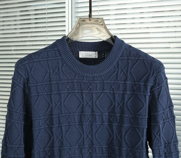 Premium Textured Knit Pullover