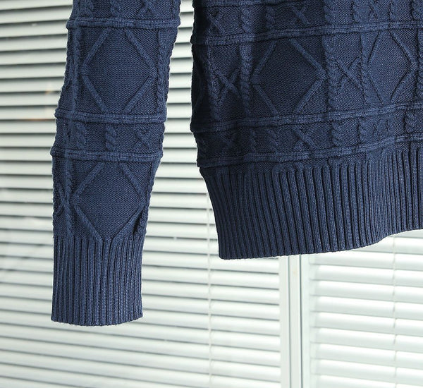 Premium Textured Knit Pullover