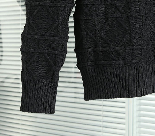 Premium Textured Knit Pullover