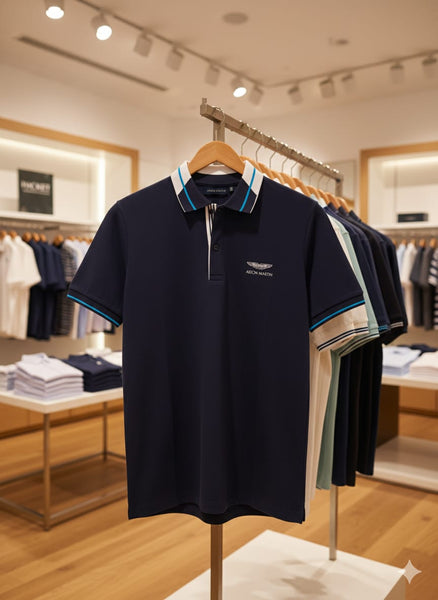 Premium Contrasting Collar T- Shirt