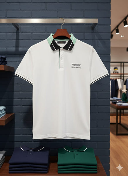 Premium Contrasting Collar T- Shirt