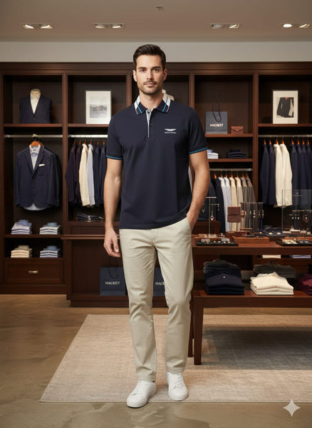 Premium Contrasting Collar T- Shirt