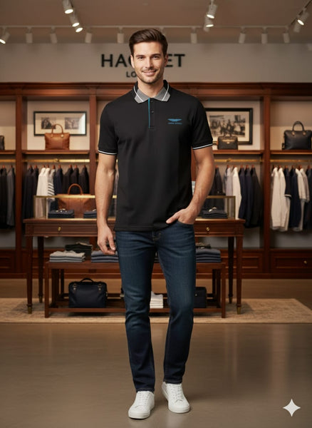 Premium Contrasting Collar T- Shirt