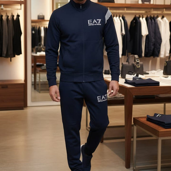 Navy Blue Premium Tracksuit for Men