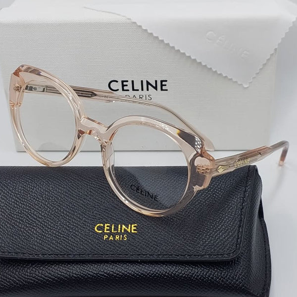 Transparent Nude Round Optical Frame