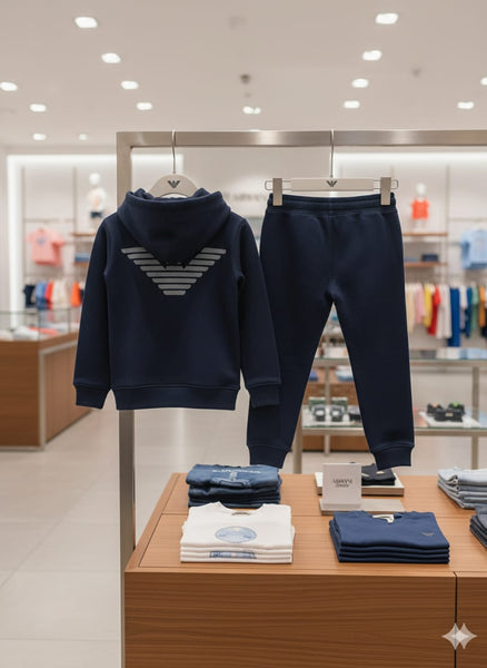 Branded Navy blue Tracksuit Set  For Kids