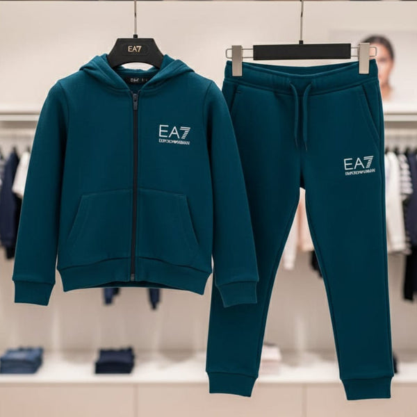 Kids Zip-Up Hoodie and Jogger Set