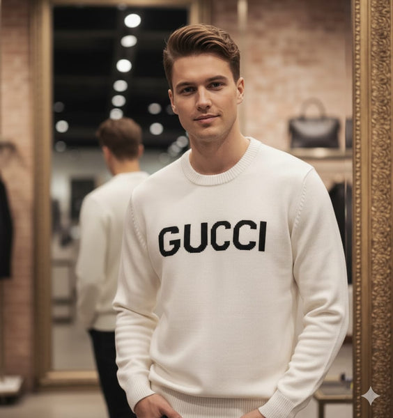 Imported  Classic Pullover with Bold Logo