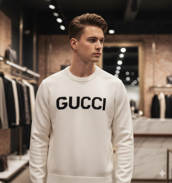 Imported  Classic Pullover with Bold Logo