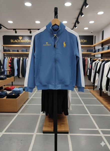 Branded Blackwatch Sky Blue Track Suit  Sporty Style with Premium Comfort