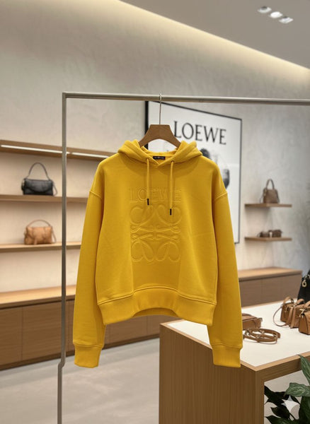 Branded  Anagram Embossed Sweatshirt Hoodie