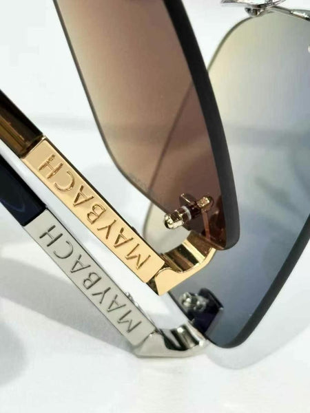 Luxury Rimless Sunglasses with Gradient Lenses  Stylish & Premium Look