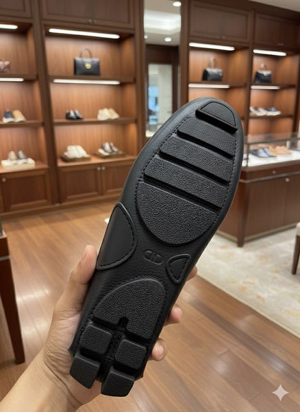 Men’s Premium Black Leather Loafers Classic Luxury Comfort Shoes