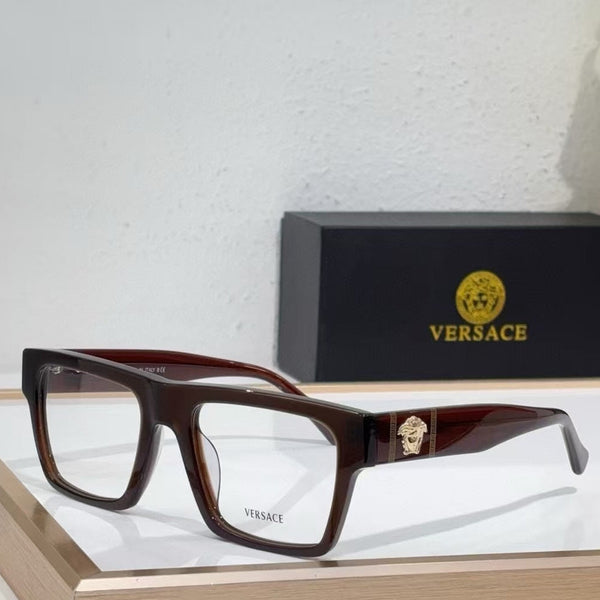 Classic Square Eyeglasses with Medusa Logo