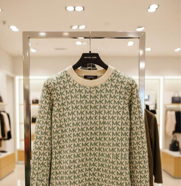 Women’s Classic Monogram Knit Sweater Dress