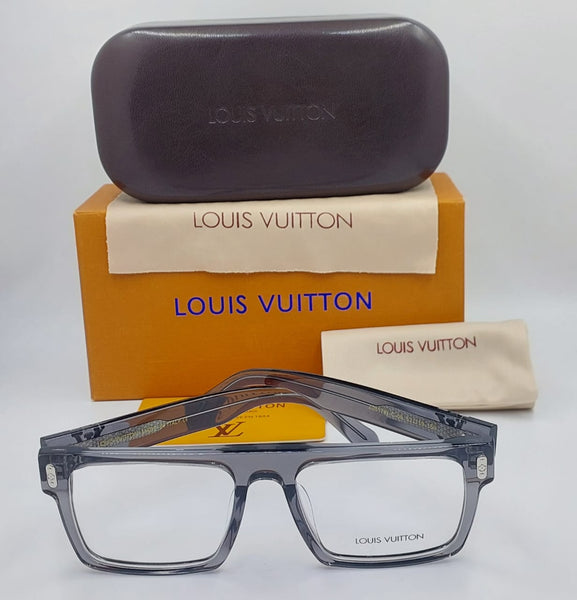 Premium Square Full-Frame Eyeglasses with Stylish Case Classic Modern Design