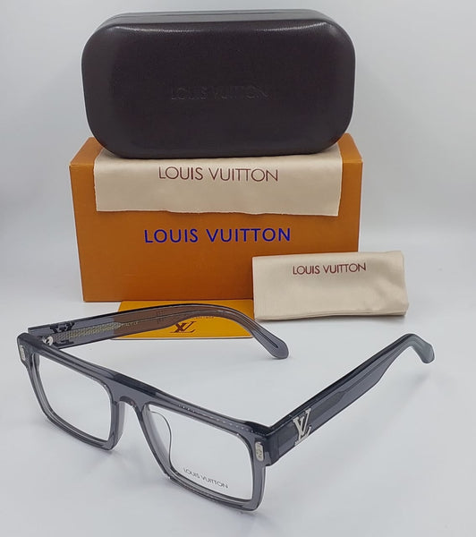 Premium Square Full-Frame Eyeglasses with Stylish Case Classic Modern Design