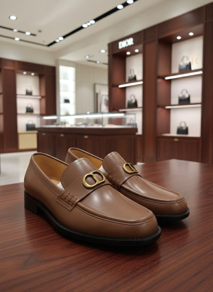Premium Leather Men’s Loafers  Classic Luxury Slip-On Shoes
