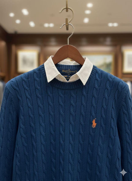 Classic  Knitted Crew Neck Pullover Premium Winter Essential