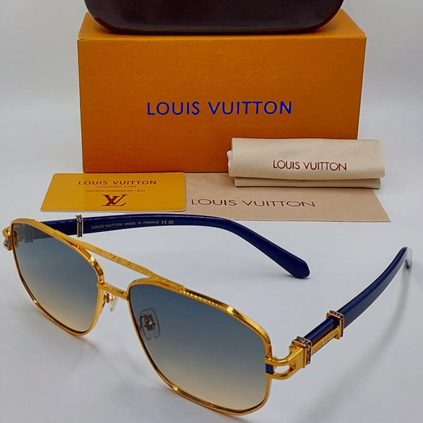 Luxury Gold-Frame  Designer-Style Sunglasses with Premium Case