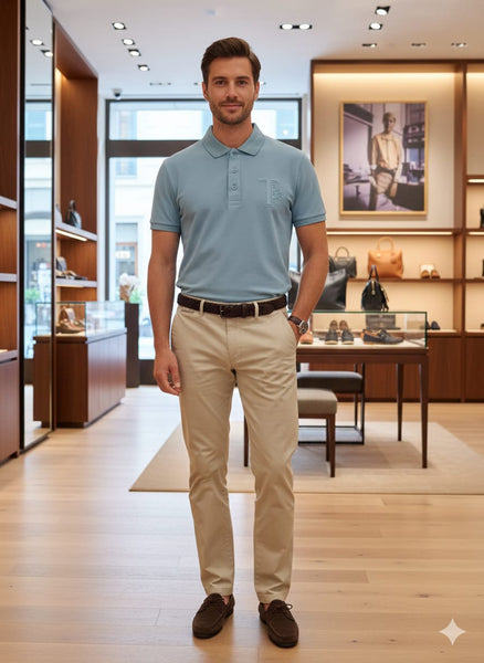 Men’s Premium Solid Polo T-Shirt Classic Collar & Regular Fit
