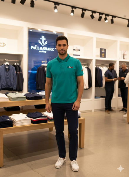 Men’s Premium  Polo T-Shirt with Contrast Tipping