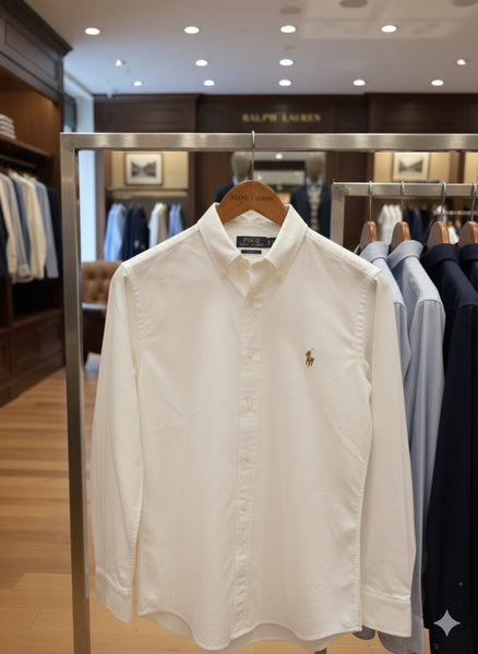 Premium  Button-Down Shirt with Signature Embroidery
