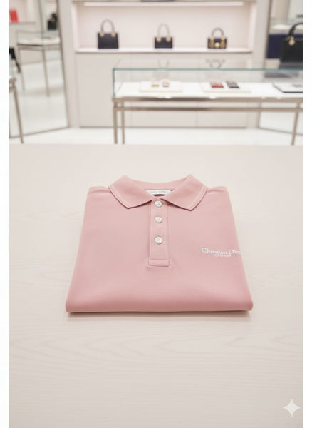 Premium Solid Pink Polo for Men