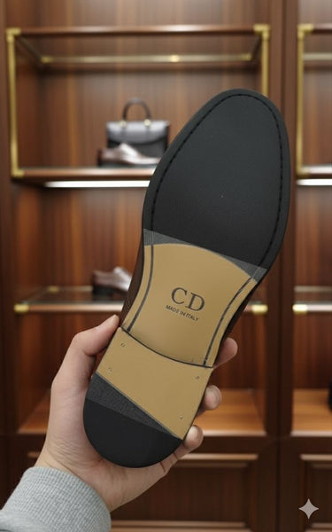 Premium Brown Leather Loafers Classic Comfort Style