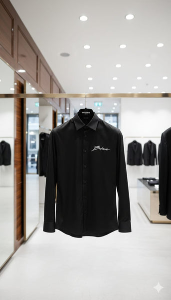 Exclusive Premium Brand Signature  Shirt Minimal Luxury Power Look