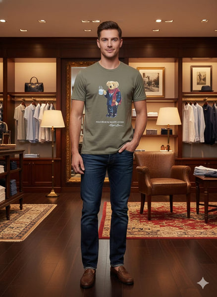 Luxury Brand  Signature Bear Style Tee
