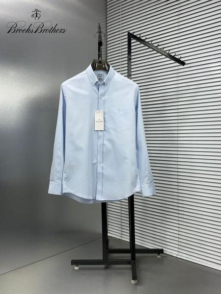 Luxury Classic Solid Button-Down Shirt Timeless Everyday Elegance