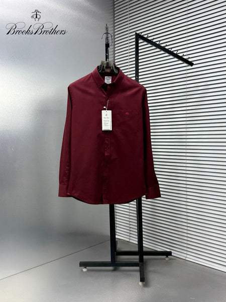 Luxury Classic Solid Button-Down Shirt Timeless Everyday Elegance