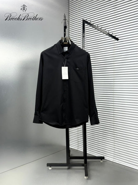 Luxury Classic Solid Button-Down Shirt Timeless Everyday Elegance