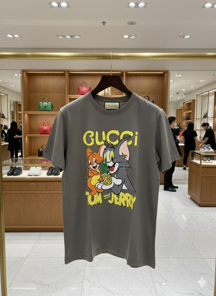 Elegant Branded  Graphic Cartoon Print  Women’s Tee