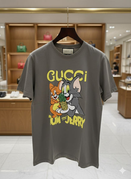 Elegant Branded  Graphic Cartoon Print  Women’s Tee